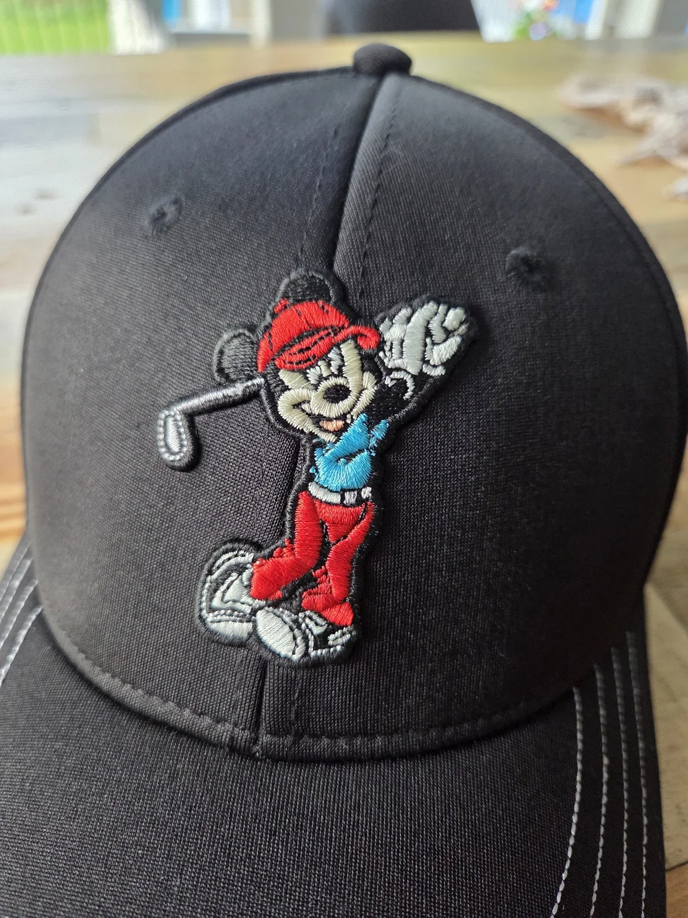 Disney Parks Black Golfing Mickey Mouse Cap
